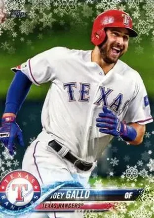 2018 Topps Holiday #HMW18 - Joey Gallo - Texas Rangers