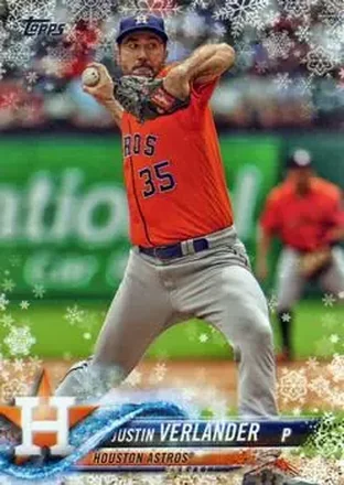 2018 Topps Holiday #HMW20 - Justin Verlander - Houston Astros