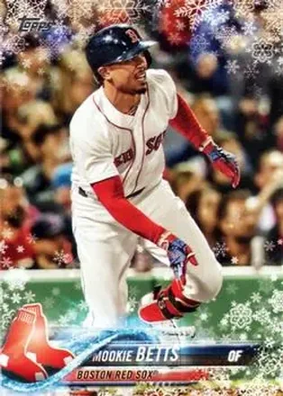 2018 Topps Holiday #HMW24 - Mookie Betts - Boston Red Sox