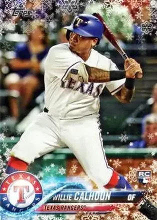 2018 Topps Holiday #HMW27 - Willie Calhoun - Texas Rangers
