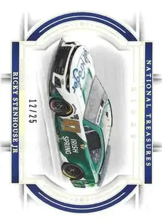 2024 Panini National Treasures - Holo Silver #56 - Ricky Stenhouse Jr. - JTG Daugherty Racing