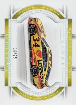 2024 Panini National Treasures - Holo Silver #61 - Michael McDowell - Front Row Motorsports
