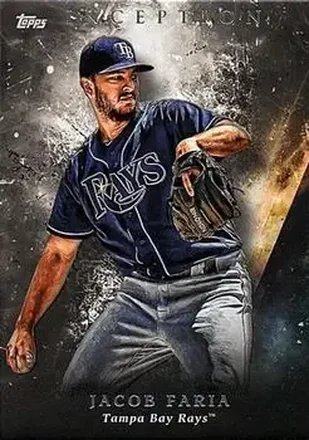 2018 Topps Inception #6 - Jacob Faria - Tampa Bay Rays