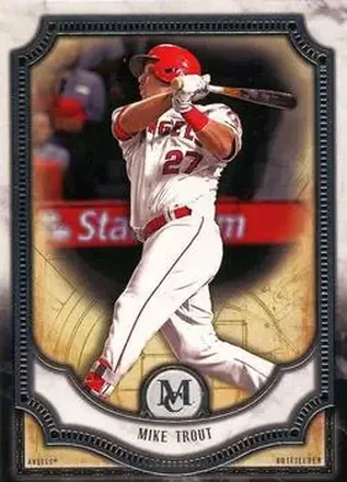 2018 Topps Museum Collection #3 - Mike Trout - Los Angeles Angels