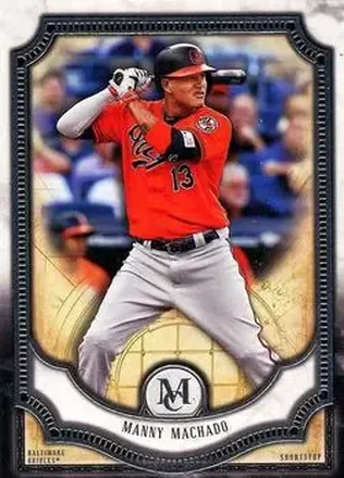 2018 Topps Museum Collection #5 - Manny Machado - Baltimore Orioles