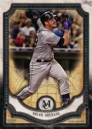2018 Topps Museum Collection #10 - Nolan Arenado - Colorado Rockies