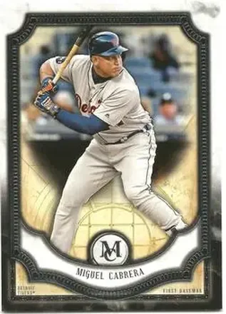 2018 Topps Museum Collection #11 - Miguel Cabrera - Detroit Tigers