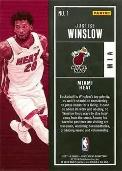 Back of Justise Winslow