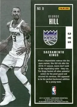 Back of George Hill