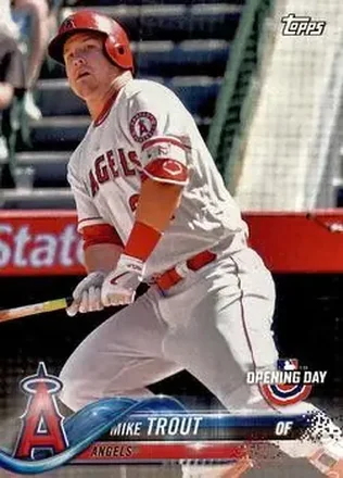 2018 Topps Opening Day #4 - Mike Trout - Los Angeles Angels