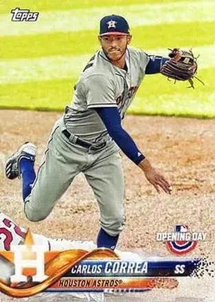 2018 Topps Opening Day #7 - Carlos Correa - Houston Astros