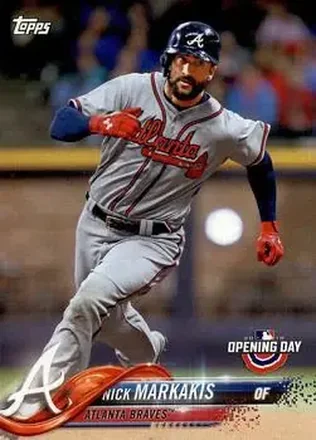 2018 Topps Opening Day #12 - Nick Markakis - Atlanta Braves