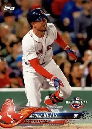 2018 Topps Opening Day #22 - Mookie Betts - Boston Red Sox