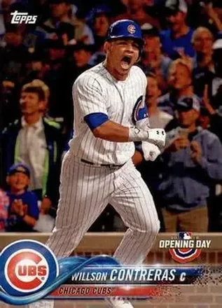 2018 Topps Opening Day #23 - Willson Contreras - Chicago Cubs