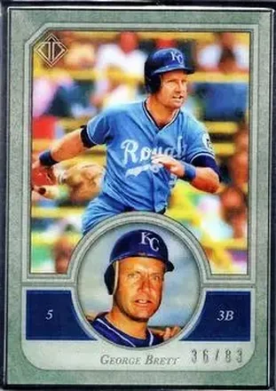 2018 Topps Transcendent Collection #13 - George Brett - Kansas City Royals