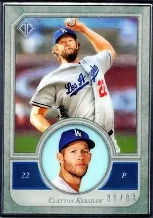2018 Topps Transcendent Collection #23 - Clayton Kershaw - Los Angeles Dodgers