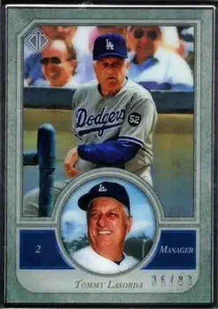 2018 Topps Transcendent Collection #29 - Tom Lasorda - Los Angeles Dodgers