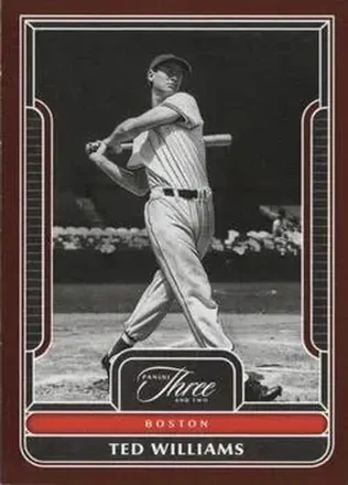 2023 Panini Three and Two - Bases Loaded #17 - Ted Williams - Boston Red Sox