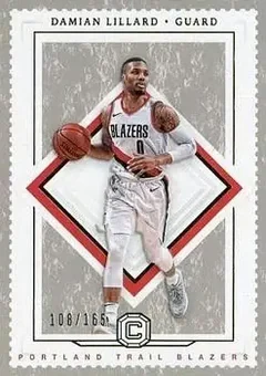 2017-18 Panini Cornerstones #4 Damian Lillard