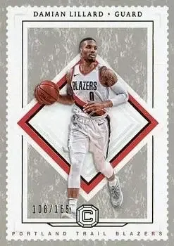 2017-18 Panini Cornerstones #4 Damian Lillard
