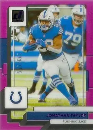 2022 Clearly Donruss - Purple #21 - Jonathan Taylor - Indianapolis Colts