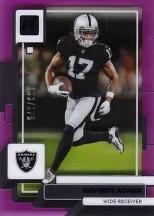 2022 Clearly Donruss - Purple #30 - Davante Adams - Las Vegas Raiders