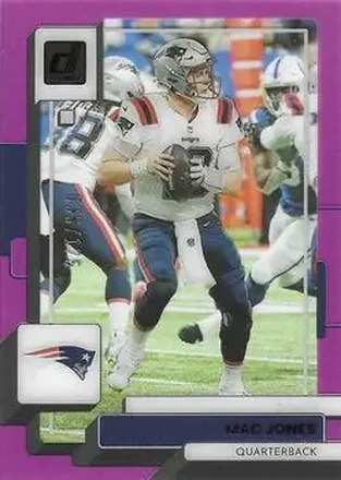 2022 Clearly Donruss - Purple #34 - Mac Jones - New England Patriots