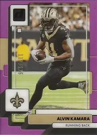2022 Clearly Donruss - Purple #35 - Alvin Kamara - New Orleans Saints
