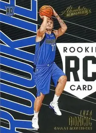 2018-19 Panini Absolute Memorabilia #58 - Luka Dončić - Dallas Mavericks
