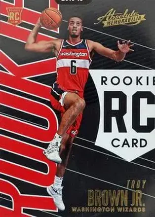 2018-19 Panini Absolute Memorabilia #70 - Troy Brown Jr. - Washington Wizards