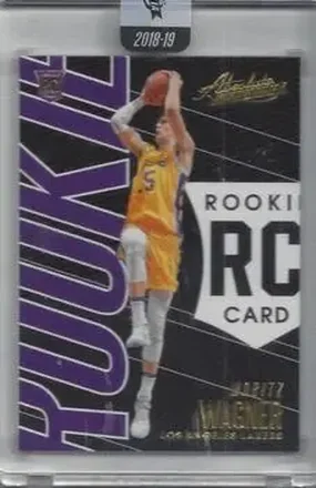 2018-19 Panini Absolute Memorabilia #81 - Moritz Wagner - Los Angeles Lakers