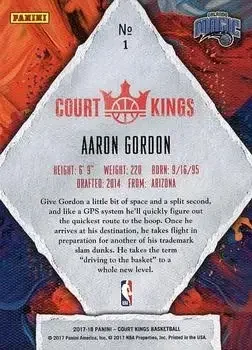 Back of Aaron Gordon