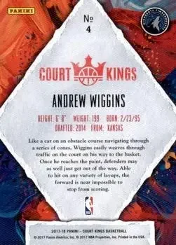 Back of Andrew Wiggins