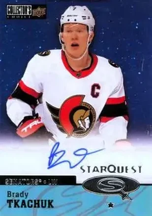 2024-25 Upper Deck Clear Cut - 1997-98 Collector's Choice Starquest #CSA-BT - Brady Tkachuk - Ottawa Senators