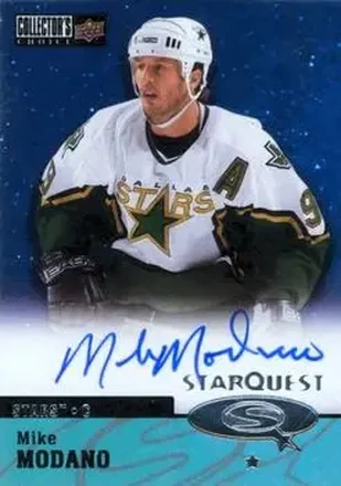 2024-25 Upper Deck Clear Cut - 1997-98 Collector's Choice Starquest #CSA-MM - Mike Modano - Dallas Stars
