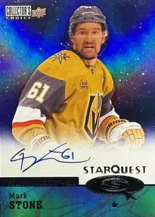 2024-25 Upper Deck Clear Cut - 1997-98 Collector's Choice Starquest #CSA-MS - Mark Stone - Vegas Golden Knights