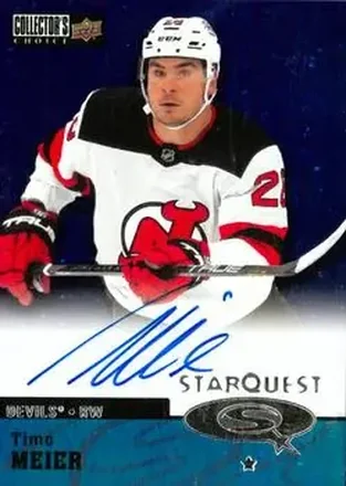 2024-25 Upper Deck Clear Cut - 1997-98 Collector's Choice Starquest #CSA-TM - Timo Meier - New Jersey Devils