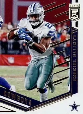 2018 Donruss Elite #2 - Ezekiel Elliott - Dallas Cowboys