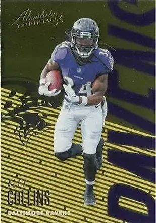 2018 Panini Absolute #8 - Alex Collins - Baltimore Ravens