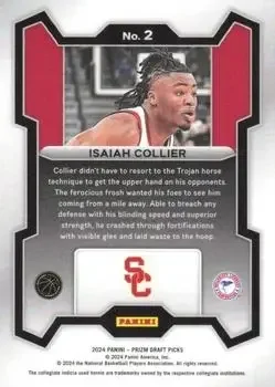 Back of Isaiah Collier