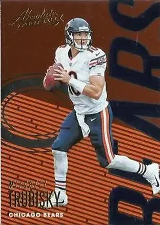 2018 Panini Absolute #16 - Mitchell Trubisky - Chicago Bears