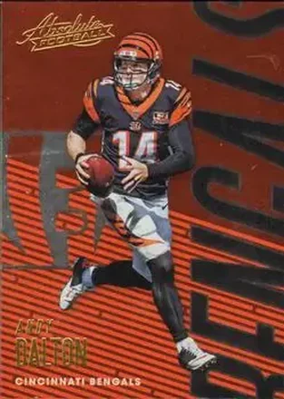2018 Panini Absolute #19 - Andy Dalton - Cincinnati Bengals