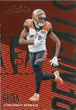 2018 Panini Absolute #20 - A.J. Green - Cincinnati Bengals