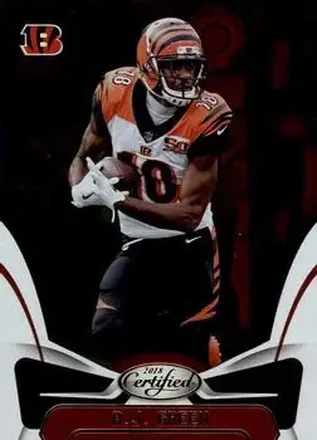 2018 Panini Certified #7 - A.J. Green - Cincinnati Bengals