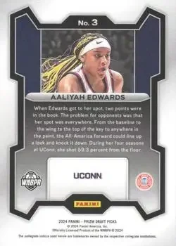 Back of Aaliyah Edwards