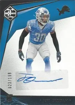 2020 Panini Limited #216 - Jeff Okudah - Detroit Lions