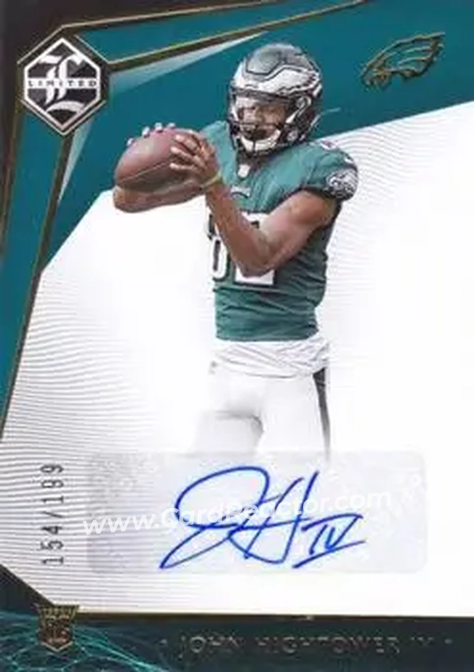 2020 Panini Limited #219 - John Hightower IV - Philadelphia Eagles - Front