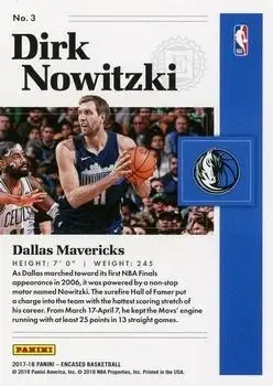 Back of Dirk Nowitzki
