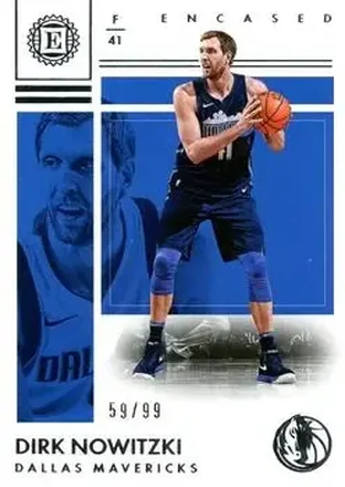 2017-18 Panini Encased #3 Dirk Nowitzki