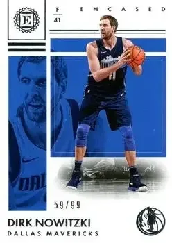 2017-18 Panini Encased #3 Dirk Nowitzki